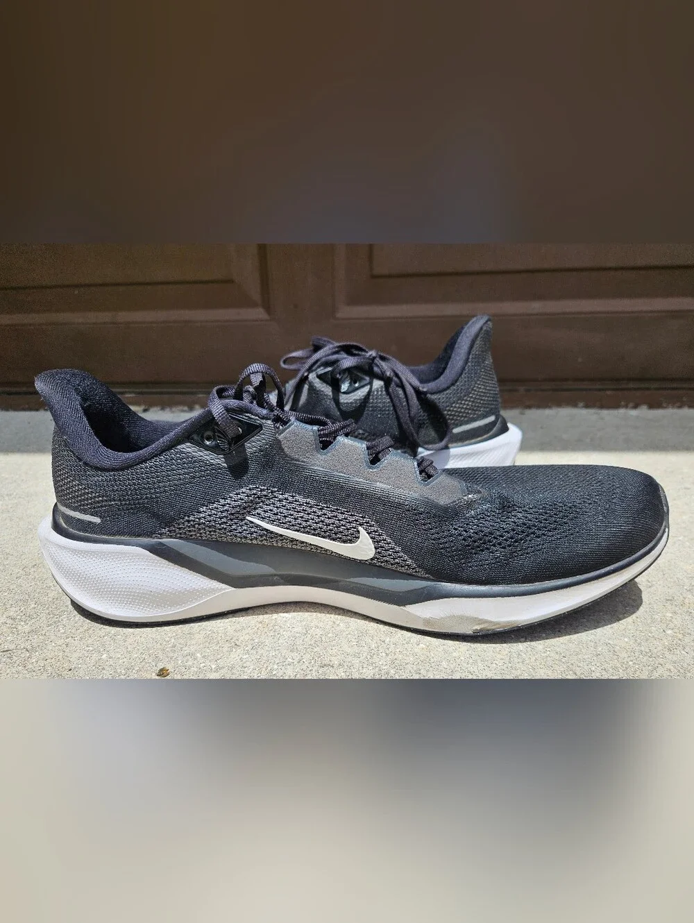 Nike Air Zoom Pegasus 41 Black White Running Shoes Men's 15 FD2722-002 EUR 49.5